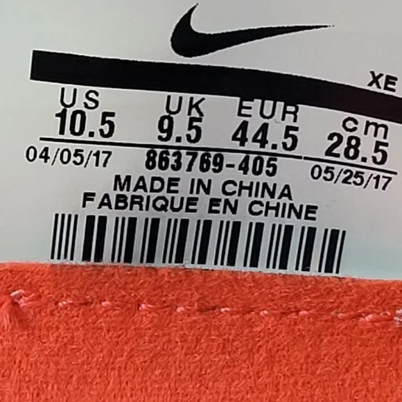 Nike Zoom Elite 9 2017 Men's Blue Black Running Shoes 863769-405 US Size 10.5 - Picture 8 of 8